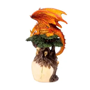 Figurine Dekoration Feuerdrache auf Baum des Todes Puckator Dark Legends image-4