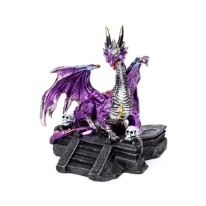 Figurine Dekorativ Drache Schützer des Versteckten Portals Puckator Dark Legends image-2