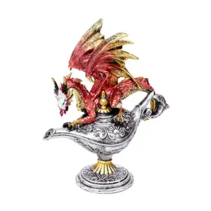 Figurine Deko Drache Beschützer der Magischen Lampe Puckator Dark Legends image-1