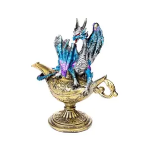 Figurine Deko Drache Beschützer der Magischen Lampe Puckator Dark Legends image-4