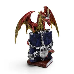 Figurine Deko Drache Wächter des Buches der Geheimnisse Puckator Dark Legends image-0