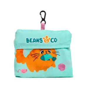 Foldable Tote Bag Puckator Beans & Co Chats image-2