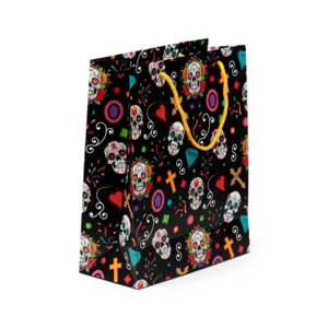 Large gift bag Puckator Day of the Dead image-2