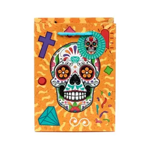 Medium gift bag Puckator Day of the Dead image-0