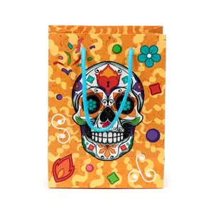 Medium gift bag Puckator Day of the Dead image-1