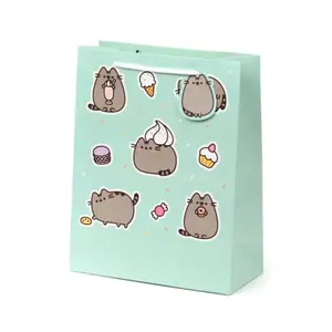 Large Heart Cat Gift Bag Puckator Pusheen image-4