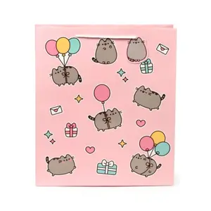 Very Large Heart Cat Gift Bag Puckator Pusheen image-0
