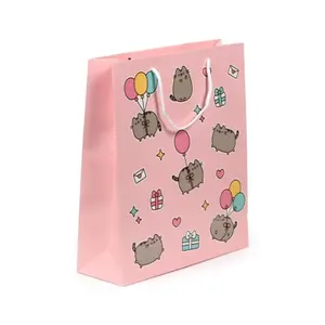 Very Large Heart Cat Gift Bag Puckator Pusheen image-2