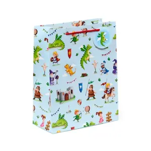 Knight & Dragon Gift Bag Large Puckator image-2