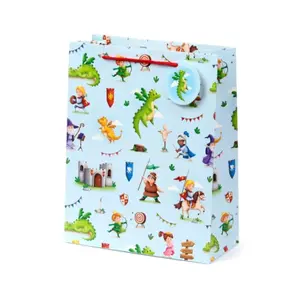 Knight & Dragon Gift Bag Large Puckator image-4