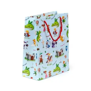 Knight & Dragon Gift Bag Large Puckator image-3