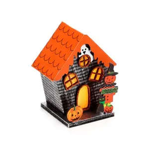 LED Pumpkin Decoration Halloween House Spooky Puckator image-1