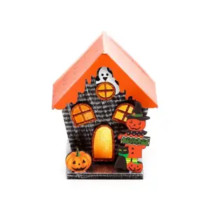 LED Pumpkin Decoration Halloween House Spooky Puckator image-0