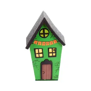Large LED Halloween Haunted House Decorative Object Puckator image-0