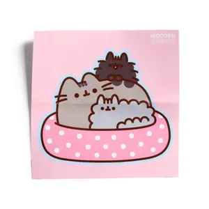 Wooden Puzzle the Cat Heart 130 Pieces Puckator Pusheen image-1