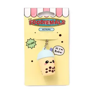 Porte-clé 3D 3D Puckator Boba le Bubble Tea Foodiemals image-0
