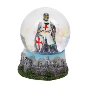 Boule à Neige Chevalier des Croisades & Château Puckator image-1