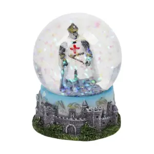 Boule à Neige Chevalier des Croisades & Château Puckator image-2