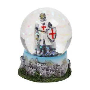 Boule à Neige Chevalier des Croisades & Château Puckator image-3