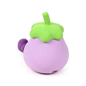 Nachtlicht mit Handyhalterung Puckator Foodiemals Aubergine image-1