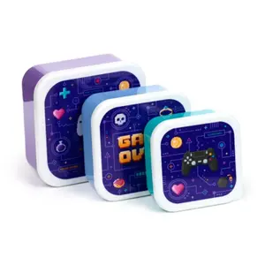 Decorative Lunch Box Puckator Game Over (x3) image-0