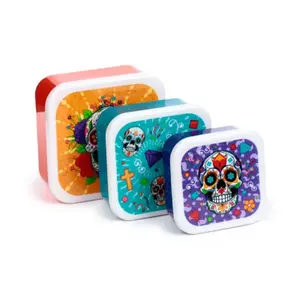 Decorative Lunch Box Puckator Day of the Dead (x3) image-0