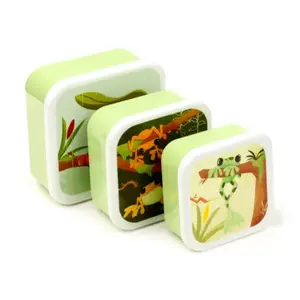 Decorative Lunch Box Puckator Tropical Tree Frog (x3) image-0