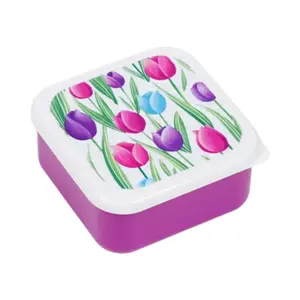 Decorative Lunch Box Tulips Puckator (x3) image-4