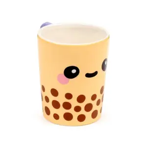 Mug with lid Puckator Boba le Bubble Tea Foodiemals image-1