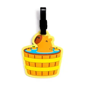 PVC Luggage Tags Puckator Capybara image-1