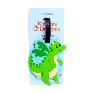 PVC Luggage Tags Puckator Knights & Dragons image-0