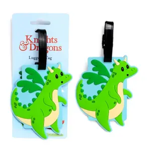 PVC Luggage Tags Puckator Knights & Dragons image-3