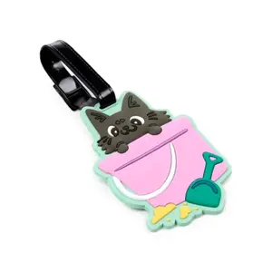 PVC Gepäckanhänger für Kinder Puckator Beans & Co (x2) image-3