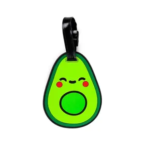 PVC Gepäckanhänger für Kinder Puckator Foodiemals Avocat (x2) image-2