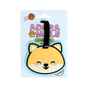 Etiquettes de Bagage en PVC Puckator Adoramals Shuggs le Shiba Inu image-0