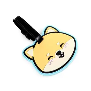 Etiquettes de Bagage en PVC Puckator Adoramals Shuggs le Shiba Inu image-1