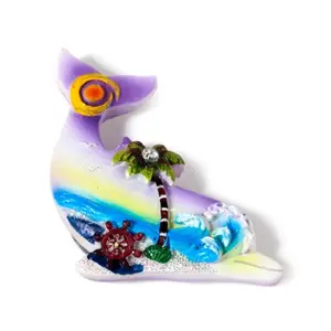 Souvenir Magnet - Seaside Seahorse, Shell and Dolphin Puckator image-3