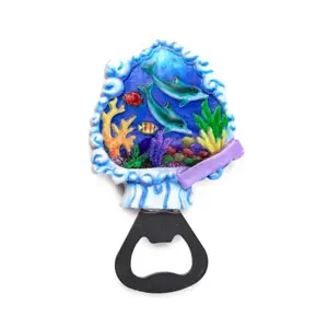 Magnetic Bottle Opener Beach and Seafront Puckator image-1