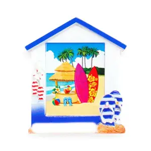 Souvenir Magnet - Seaside Beach Bar & Dolphins Puckator image-1