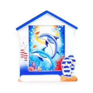 Souvenir Magnet - Seaside Beach Bar & Dolphins Puckator image-2
