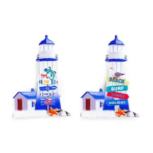 Souvenir Magnet - Seaside Lighthouse and Signboards Puckator image-0