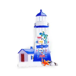 Souvenir Magnet - Seaside Lighthouse and Signboards Puckator image-1