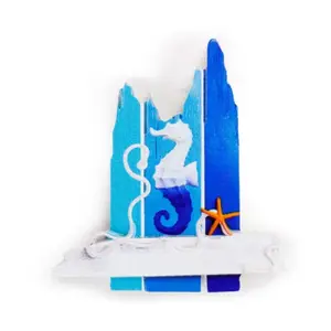 Souvenir Magnet - Seaside Seahorse & Boat Puckator image-1