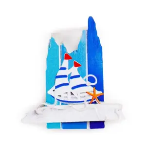 Souvenir Magnet - Seaside Seahorse & Boat Puckator image-2