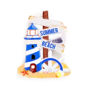 Aimant Souvenir - Bord de mer Leżak & Latarna morska Puckator image-1