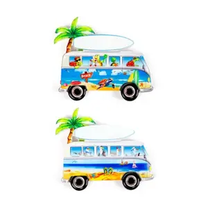 Souvenir Magnet - Seaside Van with Turtles & Seagulls Puckator image-0