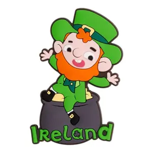 Leprechaun PVC Magnet Ireland Souvenir Puckator image-2