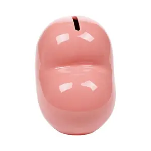 Ceramic Heart Piggy Bank Pink J'Adoramals Puckator image-3