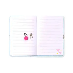 Plush Notepad with Lock and Key Puckator Unicorn Magic image-3