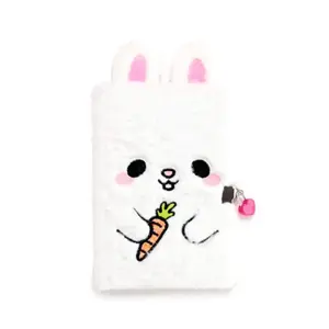 Plush Notepad with Lock and Key Puckator Frances le Lapin image-1